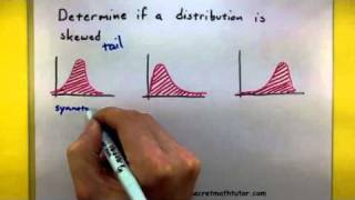 Statistics  Reading the shape of a distribution [upl. by Keithley]