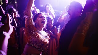 Gulabi Sangeeth Night Highlights ✨  My Wedding Series Meenu Lakshmi ♥️ [upl. by Nyllewell446]