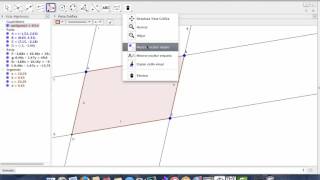 Construcción Paralelogramo  Geogebra [upl. by Muncey]