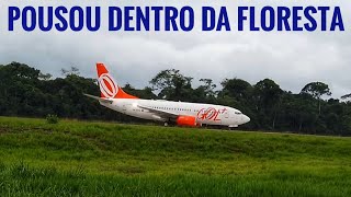 VEJA FILMAMOS UM POUSO DO AVIÃO DA GOL DENTRO DA FLORESTA COMO VIVEM OS MORADORES DA SERRA CARAJÁS [upl. by Augustin]