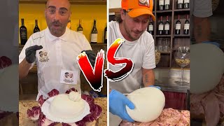 MOZZARELLA GIGANTE DONATO VS ALLANTICO VINAIO🧀🇮🇹 [upl. by Rochus]