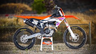 2024 KTM 250SXF TESTED [upl. by Hibben616]