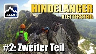 Hindelanger Klettersteig 2 Fotogene Gratkletterei Allgäu GoPro HD  Abenteuer Alpin 2013 12 [upl. by Pompei260]