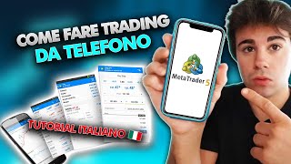 📊 Come fare trading da telefono  METATRADER 5 tutorial ITA [upl. by Gala]