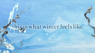 JVKE  this is what winter feels like official lyric video [upl. by Niel]