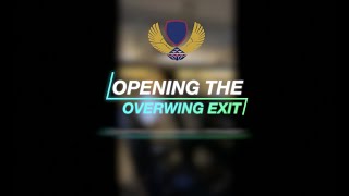 Opening the Overwing Exit [upl. by Rayham892]