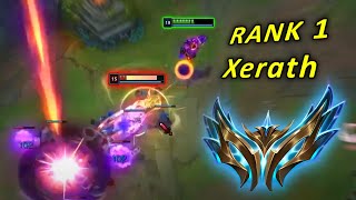 Outstanding Performance From Rank 1 Xerath on a 1000LP Match [upl. by Ahsoj]