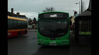 Buses in Uttoxeter Saturday 3rd February 2024 [upl. by Berni64]