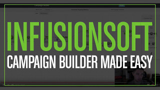 Infusionsoft Campaign Builder Made Easy Part 1 [upl. by Brand]