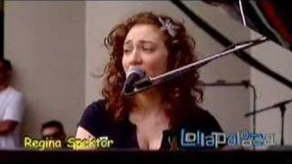 Regina Spektor  The Flowers Lollapalooza 2007 [upl. by Akered]