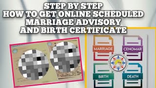 MARRIAGE ADVISORY AND BIRTH CERTIFICATE ONLINE SCHEDULE PSA MAIN [upl. by Four]