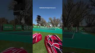 Pickleball at the races racing horseracing horsetraining flemington shorts [upl. by Smaoht]