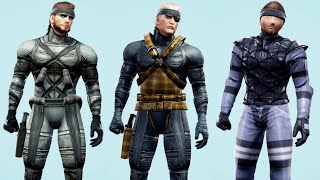 SoulCalibur 6 Solid Snake 3 Versions Metal Gear Character Creation Tutorial [upl. by Noakes519]