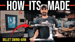 How we make a Billet Dirt Bike Swingarm [upl. by Nortyad343]