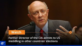 Former Director of the CIA admits to US meddling in other countries elections [upl. by Trefler427]