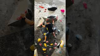 Crimps and heelhook bouldering climbing [upl. by Nageet]