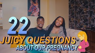 22 QUESTIONS ABOUT OUR PREGNANCY🤗🙈🤎 Part 1 [upl. by Adiaroz485]