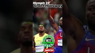 Grant Holloway Wins Gold in 110m Hurdles at Paris Olympics [upl. by Tremayne]