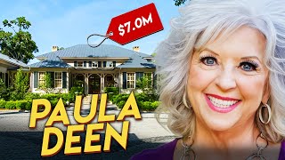 Paula Deen  House Tour  7 Million Savannah Mansion amp More [upl. by Cullie566]