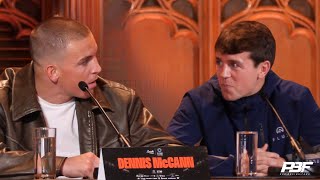 quotGIVE YOUR F HEAD A WOBBLEquot  DENNIS MCCANN VS PETER MCGRAIL FULL HEATED PRESS CONFERENCE [upl. by Dowski173]