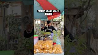 Panipuri vala VS MBA student  Vimal Gupta  funnyvideo panipuri foodie foodlover [upl. by Jillie]