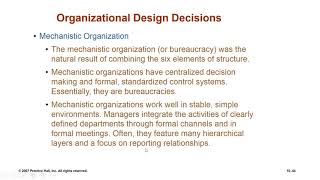 Casharka 11aad Mechanistic and Organic Organizations Chapter 6 Management [upl. by Landers]