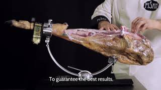 CONSERVACIÓN del Jamón de Bellota Ibérico FISAN Subtítulos Inglés [upl. by Karole]