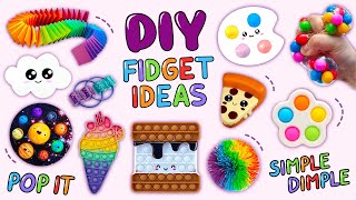 10 DIY FIDGET IDEAS  Let the Fun Begin fidget [upl. by Aliuqa924]