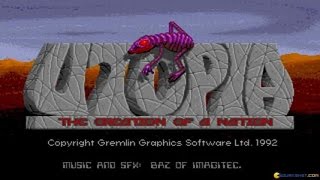 Utopia The Creation of a Nation Amiga longplay [upl. by Ahscrop]