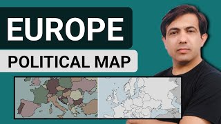 How To Draw The Map Of Europe  Political Map Of Europe  Baltics Balkans  by Muhammad Akram [upl. by Richela539]