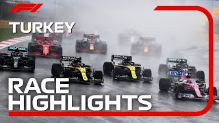 2020 Turkish Grand Prix Race Highlights [upl. by Atteiluj103]