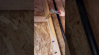 roughing in a shower valve with pex A [upl. by Ibed817]