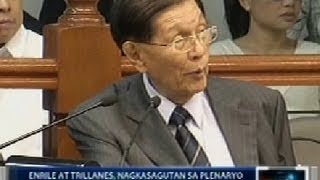 Saksi Enrile at Trillanes muling nagkasagutan [upl. by Nollat]