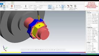 Lathe C axis program Mastercam Tutorial 02  Lập trình tiện trục C trên Mastercam [upl. by Assin]