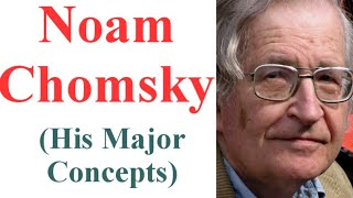 Noam Chomsky and his Major Concepts [upl. by Nitsug]