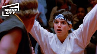 The Karate Kid Crane Kick Final Fight Scene Ralph Macchio William Zabka [upl. by Alene145]