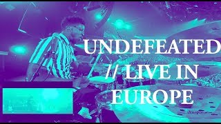 UNDEFEATED  TAUREN WELLS  LIVE IN EUROPE  DRUM CAM [upl. by Irtak]