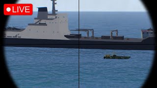 1 MINUTE AGO 490 North Korean Ships Carrying Elite Soldiers SUNK by Ukrainian Missiles  Arma 3 [upl. by Leak]