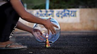 काँच के अंदर अनार  Anar Inside a glass jar Experiment [upl. by Nimaj706]