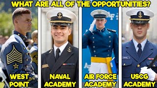 Every US Military Service Academy Explained What are they like [upl. by Nowyt]