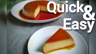 Quick amp Easy Crème Caramel  Cooks in Under 8 Minutes [upl. by Ennyroc]