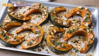 Zucca al Forno  Ricetta in 1 minuto [upl. by Ayikin]