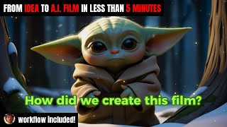 From Idea to AI Film in less than 5 minutes  Tutorial ComfyUI Workflow included [upl. by Jem]