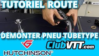 Comment démonter un pneu route  Tutoriel HUTCHINSON  405 [upl. by Oren]