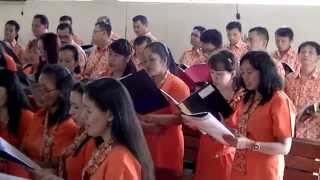 quot Bunyi Nafiriquot by KOOR wilayah PETRUS di Gereja St Albertus Agung [upl. by Hyacintha]