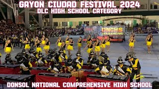 Donsol National Comprehensive High School  Marching Warriors Gayon Ciudad Festival DLC Competition [upl. by Weisler]