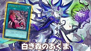 New Card White Woods  The Fiend of the White Woods DECK NEW CARD  YGOPRO [upl. by Euqilegna972]