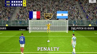 Penalty Shootout  France vs Argentina 🔥 K  Mbappe vs L  Messi 🔥 [upl. by Wilder]