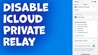How To Disable iCloud Private Relay For Specific Website On iPhone [upl. by Ettore430]