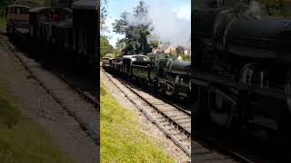 9351 delivers the goods into Crowcombe Heathfield WSR Forties Weekend 14924 [upl. by Ahdar863]